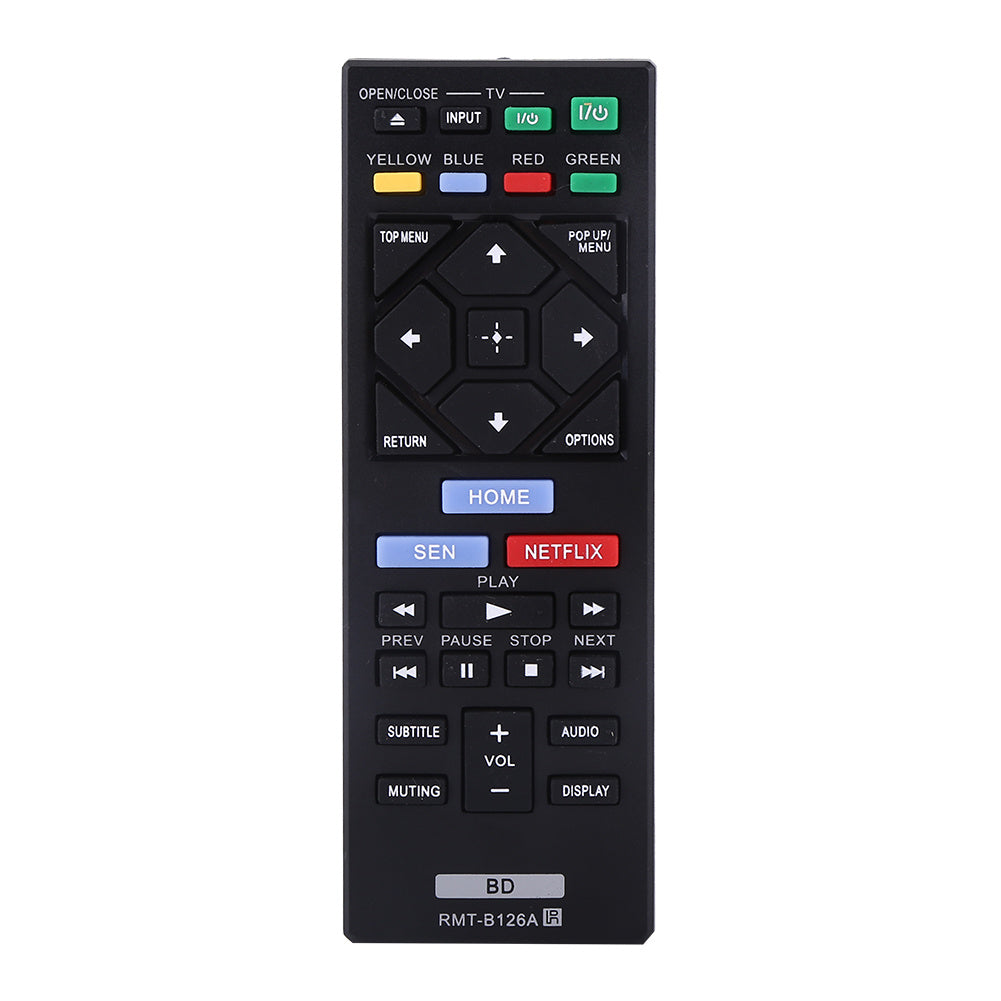 1Pc New Stylish  RMT-B126A Remote Control Black Replacement Controller For Sony Blu Ray