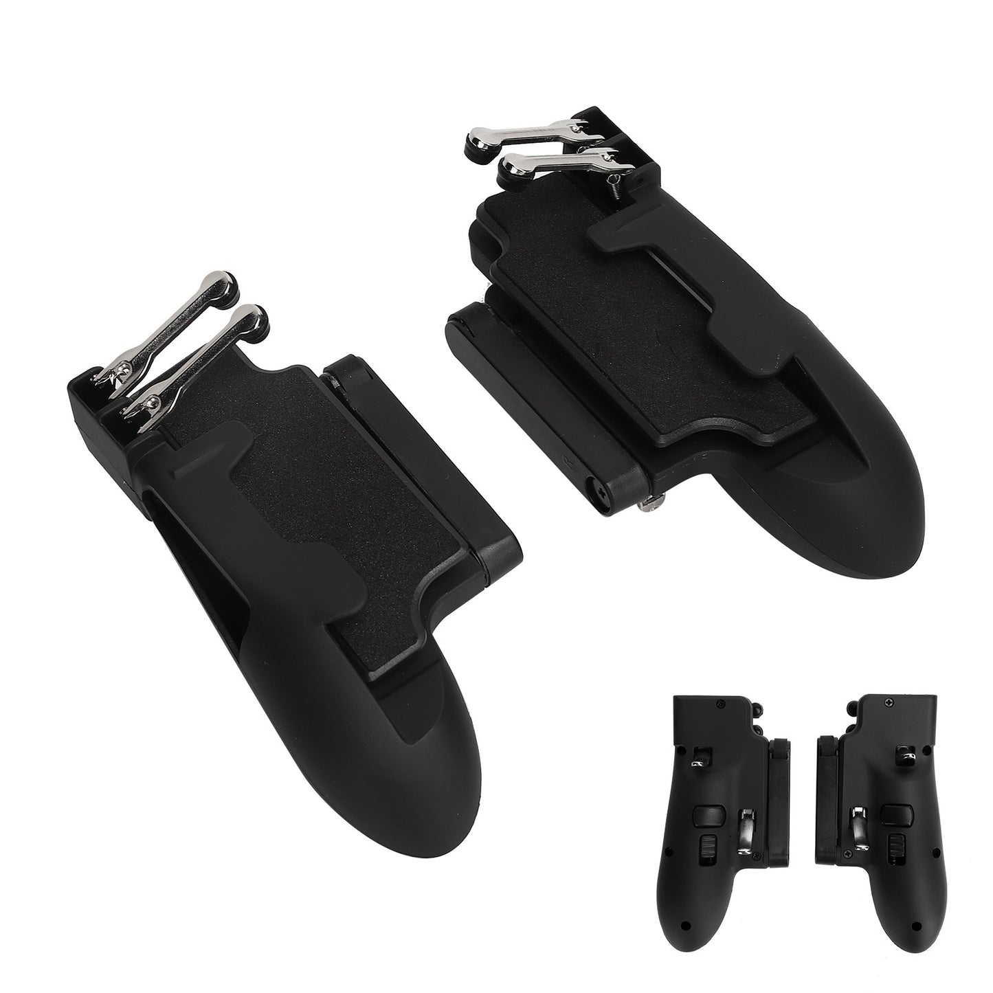 1 Pair Tablet Gamepad Universal 6 Fingers Game Handle Controller Holder Accessory