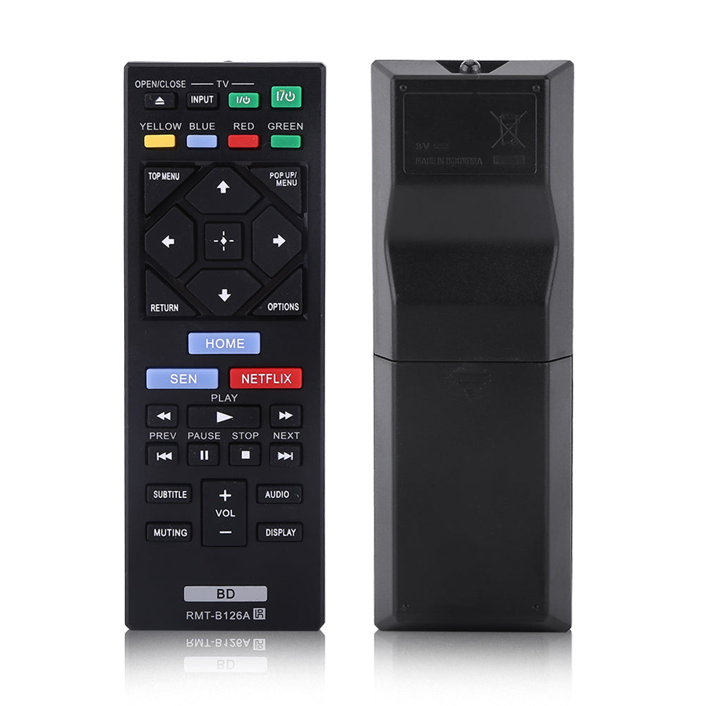 1Pc New Stylish  RMT-B126A Remote Control Black Replacement Controller For Sony Blu Ray